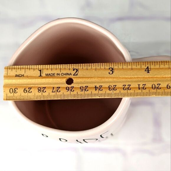 Rae Dunn BRIDE TO BE Pink Ceramic Mug - Picture 6 of 6